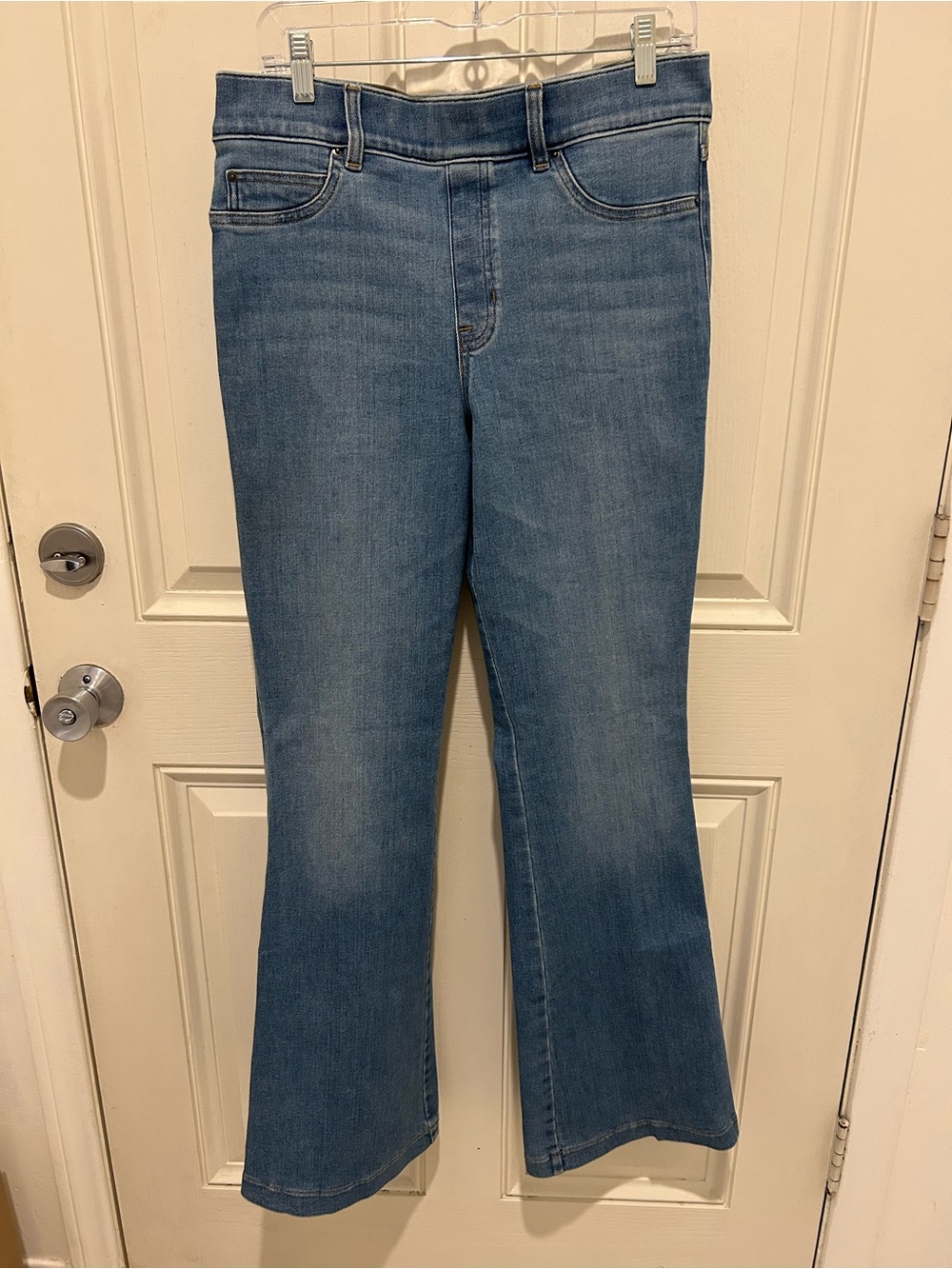 SPANX Light Blue Flare Jeans